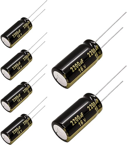 Amazon.co.jp: 日本ケミコン アルミ電解コンデンサー 16V 2200μF(105